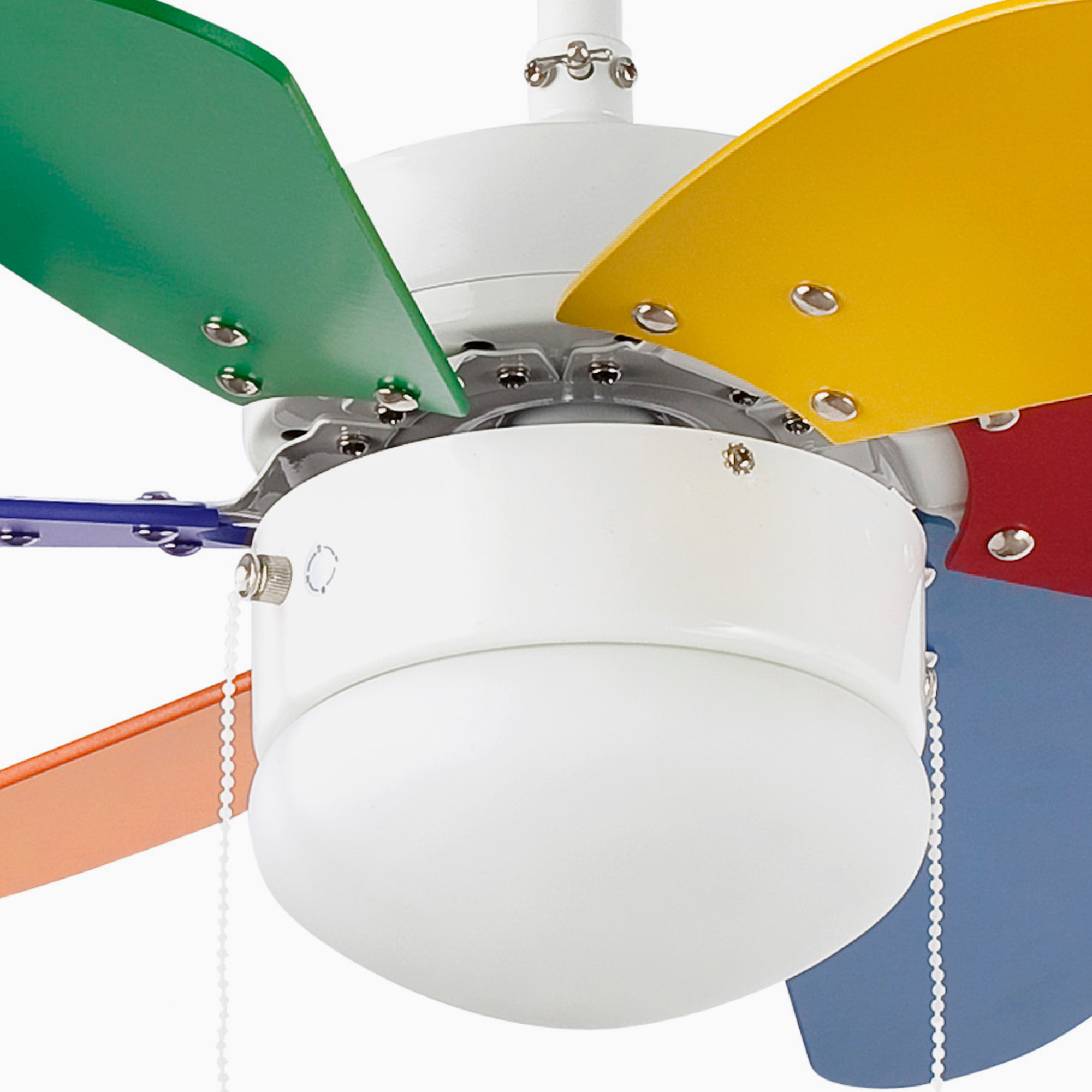 PALAO S Ventilador de techo multicolor