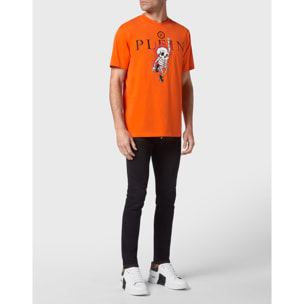 PHILIPP PLEIN T-Shirt Round Neck SKULL
