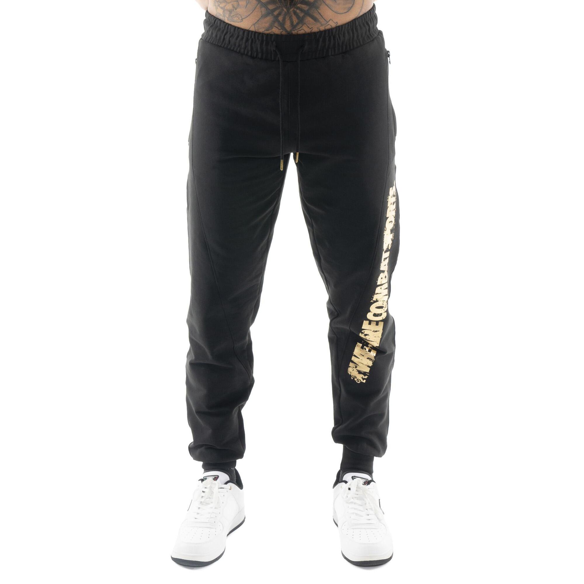 Pantalone sportivo invernale da uomo con tasche con zip "Authentic Gold"