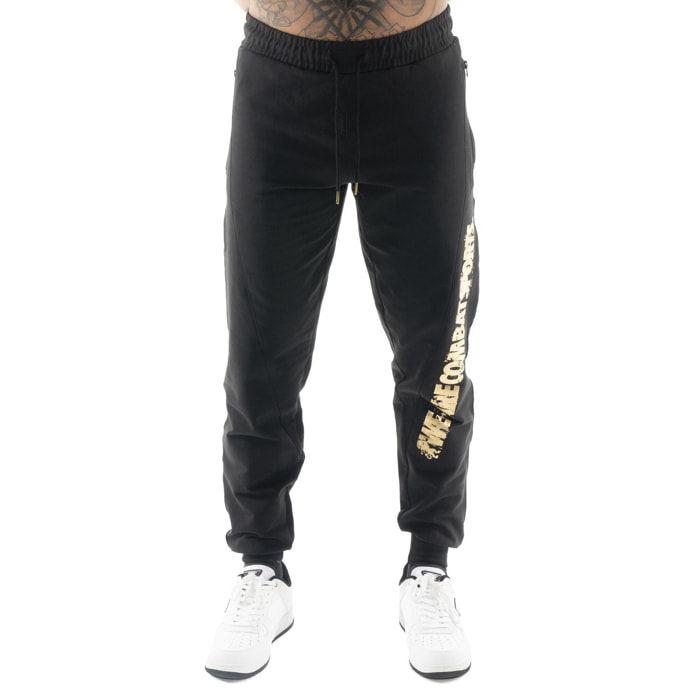 Pantalone sportivo invernale da uomo con tasche con zip "Authentic Gold"