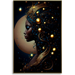 STAMPA C/LED SU TELA LACCATA C/CORNICE MINERVA -B- CM 60X3,5
X90