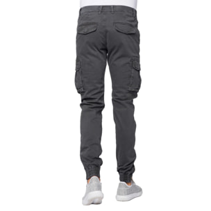 Pantalone Hot Buttered Pioneer con tasconi Grigio Scuro