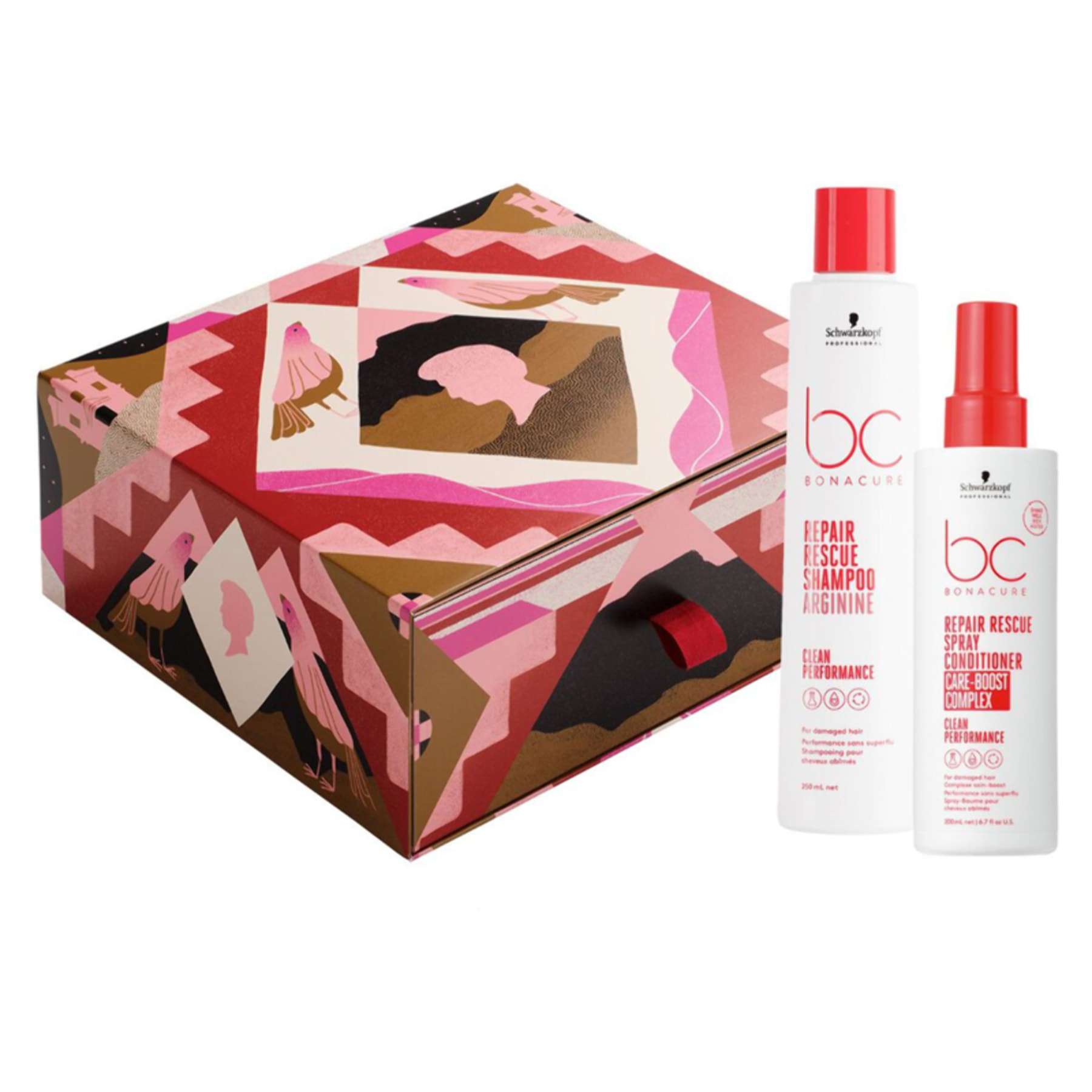 SCHWARZKOPF Set BC Bonacure Repair Shampoo 250ml + Spray Conditioner 200ml