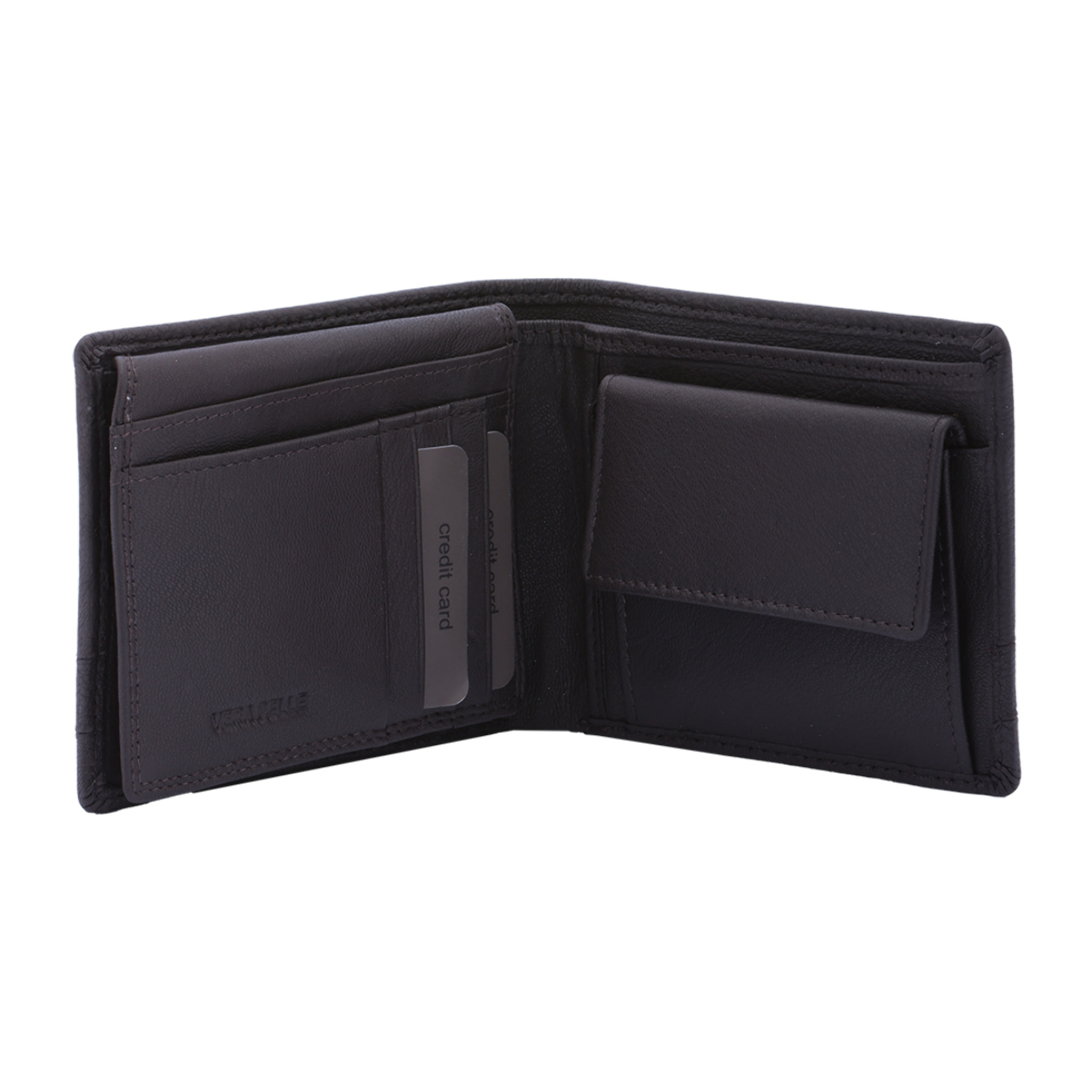 Portafoglio  da uomo In Vera pelle Made in Italy 9,5x12x3 cm