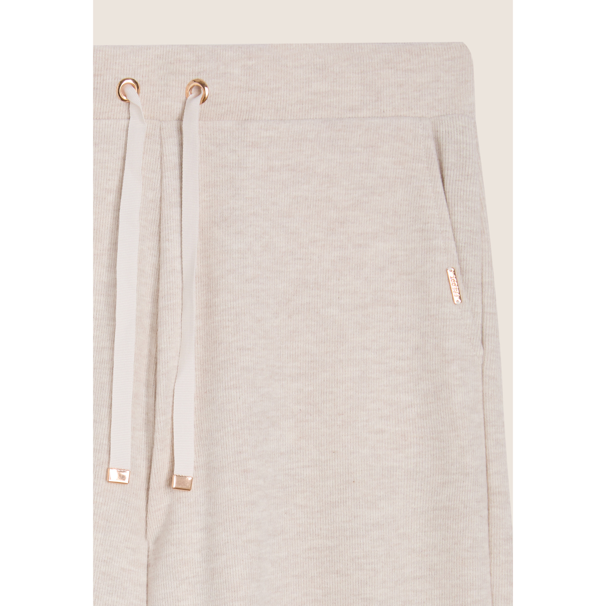 Pantaloni donna wide leg effetto tricot
