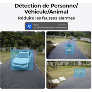 Caméra de surveillance REOLINK B330 + Panneau solaire lite Blanc