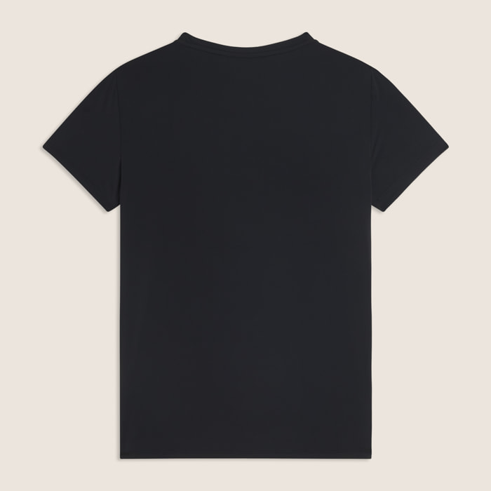 T-shirt regular in tessuto tecnico leggero