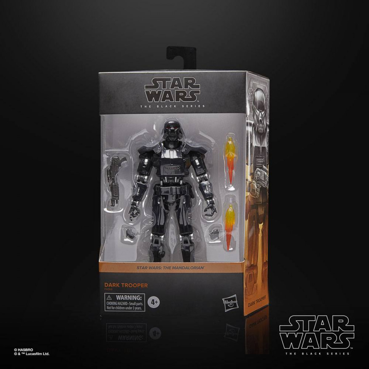 Star Wars: The Mandalorian Black Series Deluxe Action Figura 2022 Dark Trooper 15 Cm Hasbro