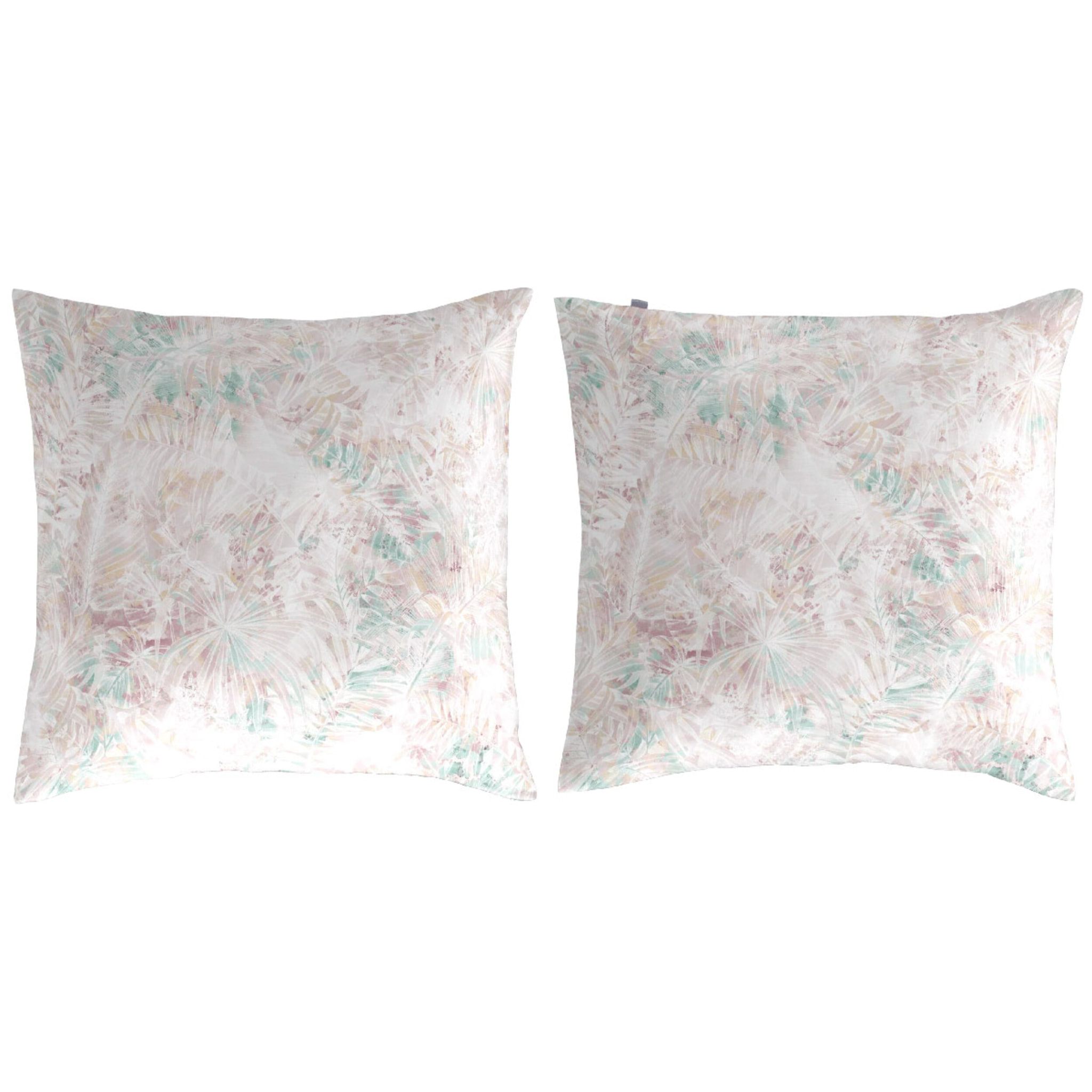 2 Taies d'oreiller en coton 65x65 cm PALM B