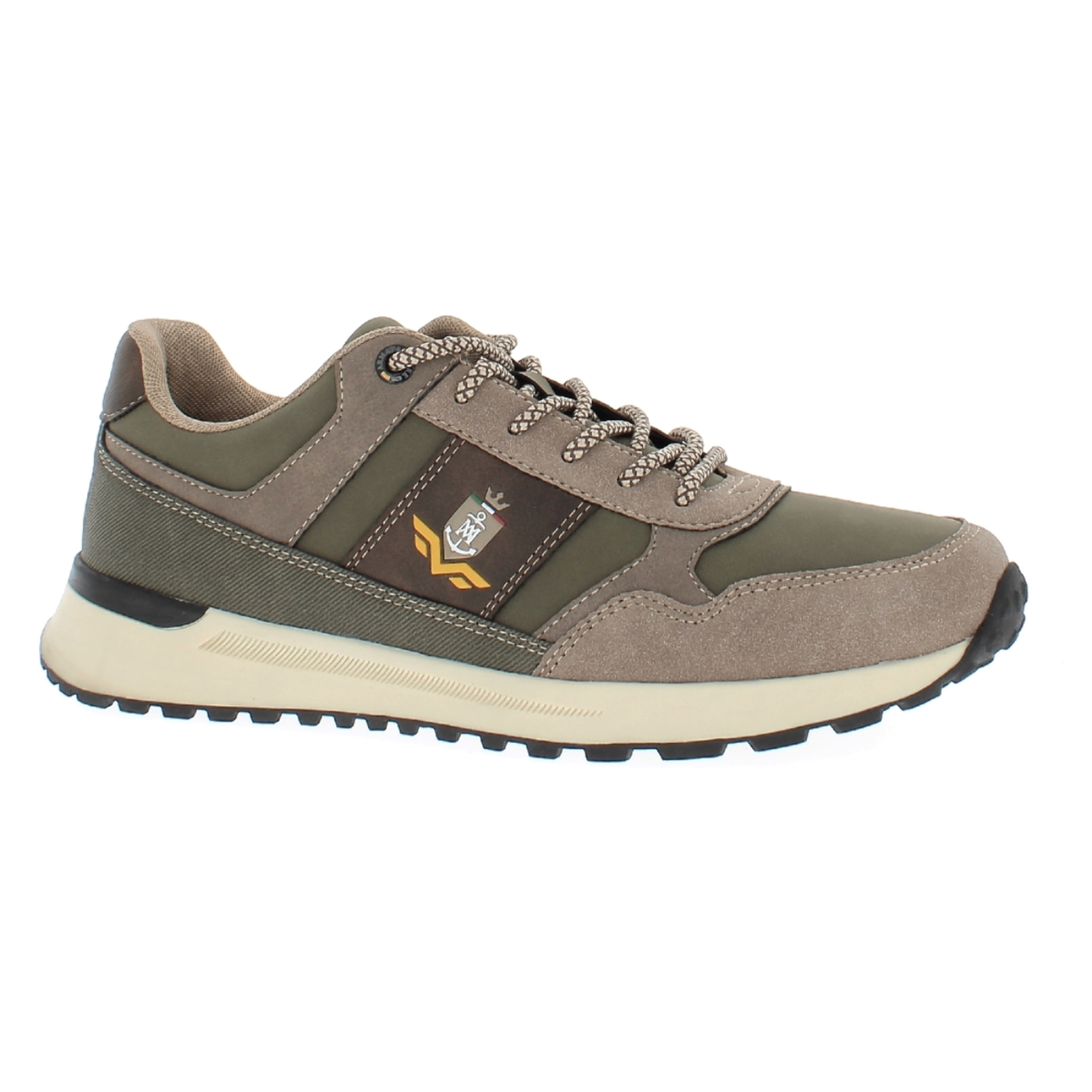 Armata di Mare Scarpe Uomo Sneakers Casual Stringate con Soletta Rimovibile in Memory Foam AMU W24L631 Khaki