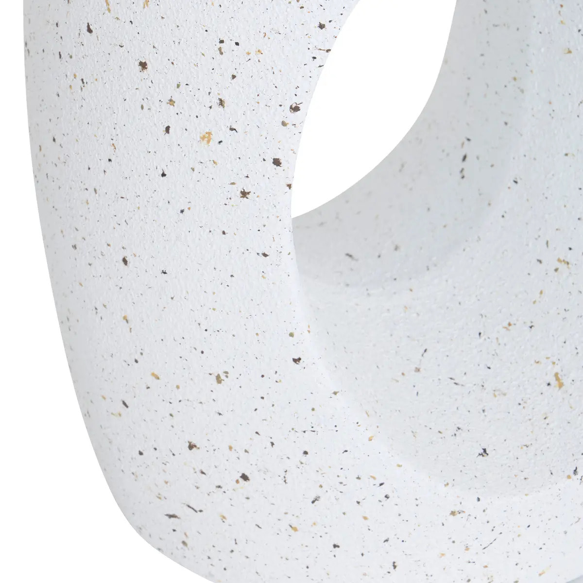 Table d'appoint Narlon 38x38x47cm blanc