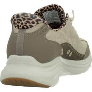 Sneakers De  Mujer 183015 Beis