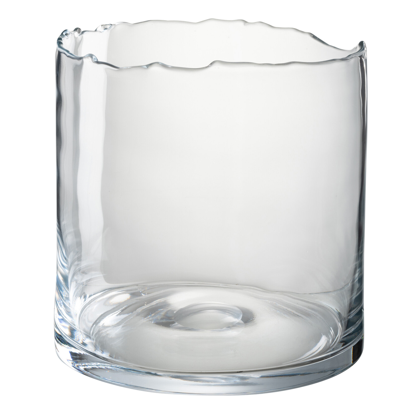 J-Line photophore Bord Irregulier Haut - verre - transparent