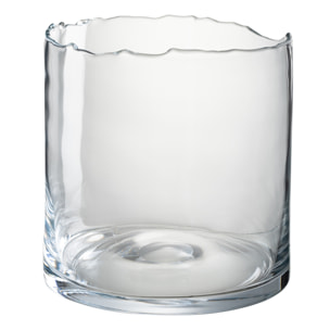 J-Line photophore Bord Irregulier Haut - verre - transparent