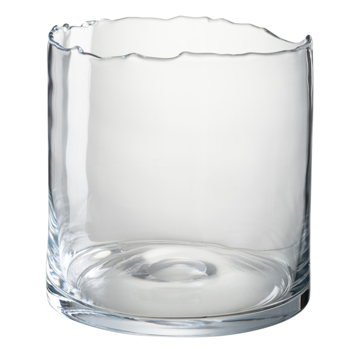 J-Line photophore Bord Irregulier Haut - verre - transparent
