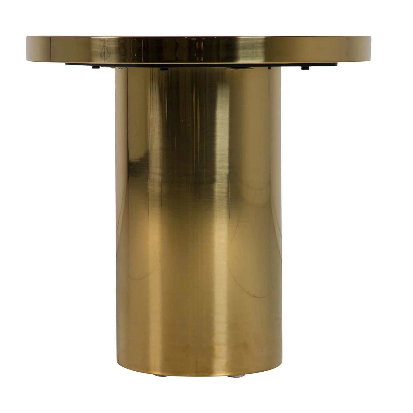 Mesa Auxiliar Acero Inoxidable Dorado 55x53x55 Cm