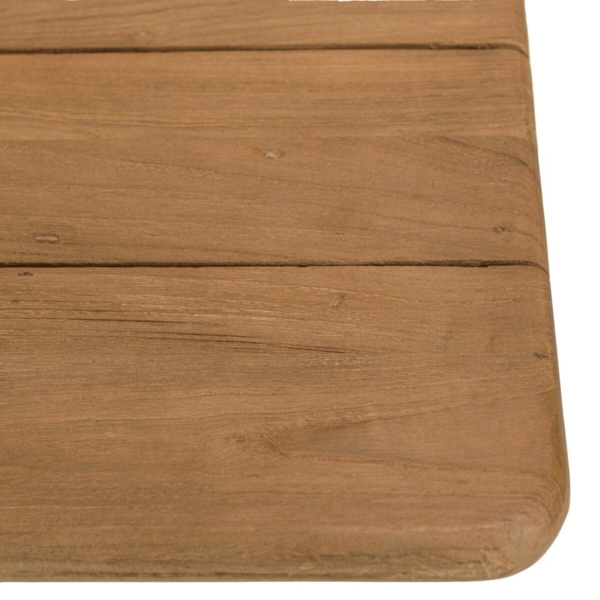COLINE - Table à manger de jardin 200x100cm en bois de teck recyclé