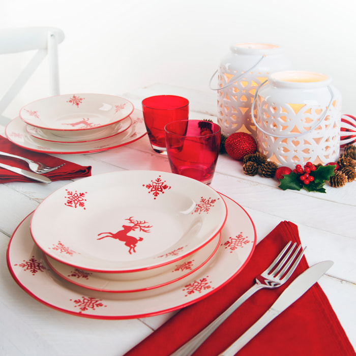 Set 6 Bicchieri Excelsa – Happy Color, Vetro Rosso