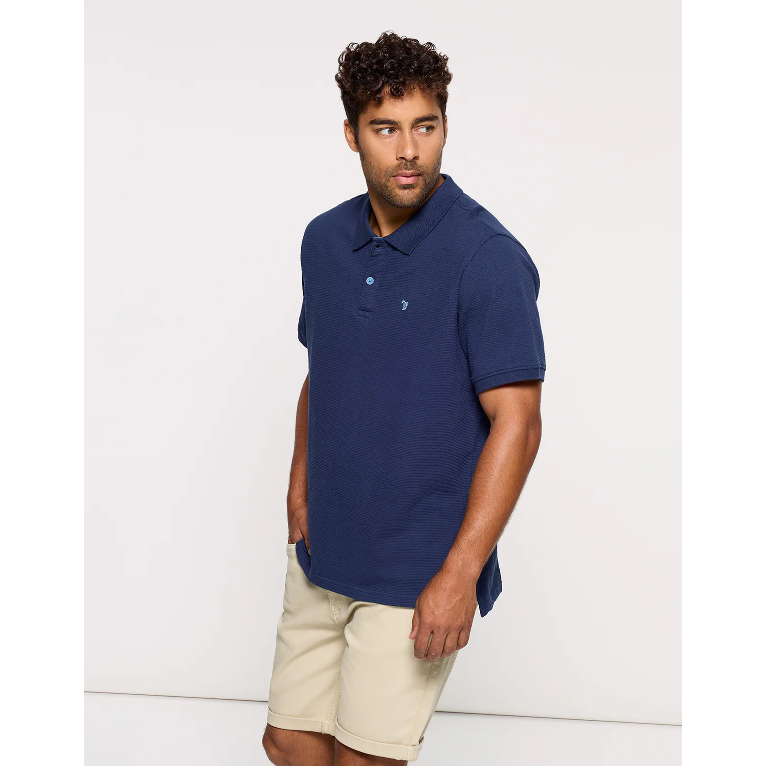 Polo Manga Corta Azul Oscuro - Tome