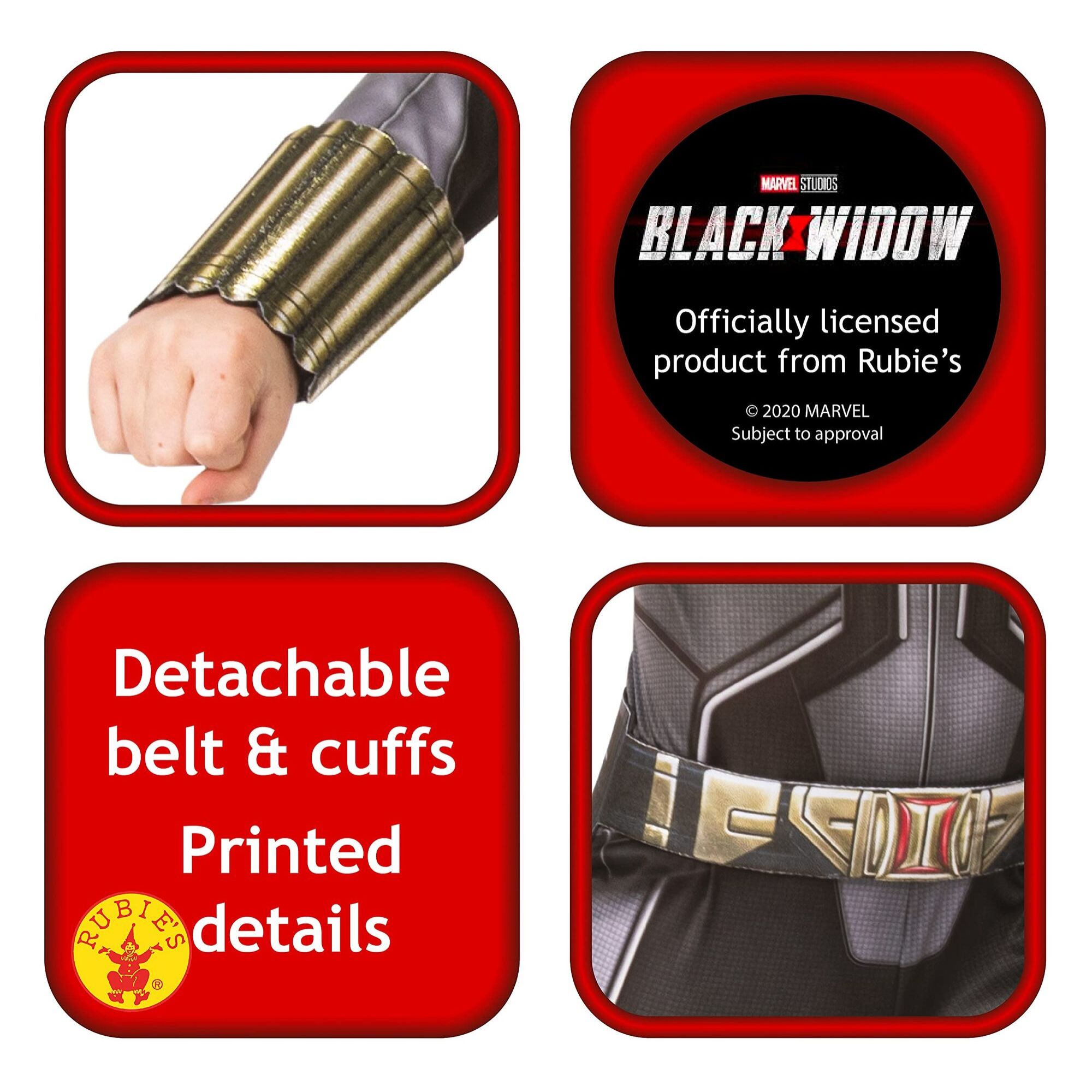 DISFRAZ BLACK WIDOW MOVIE CLASSIC INF