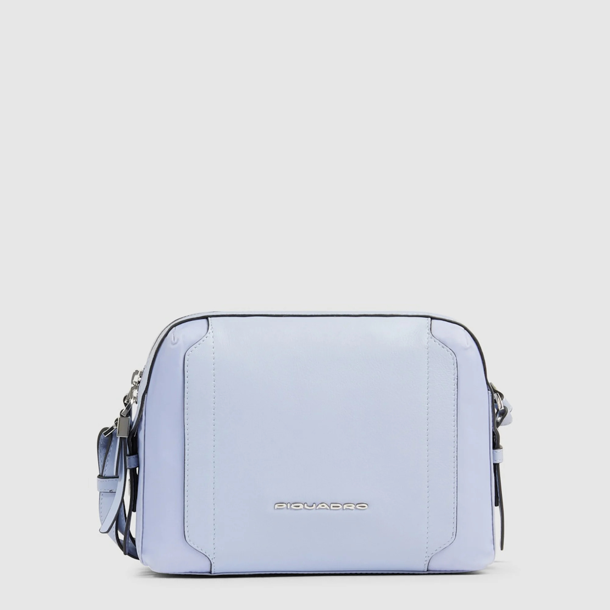 Piquadro Tracolla modello camera case in tessuto riciclato e pelle