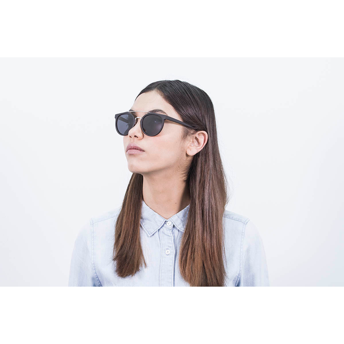 Gafas de sol OCEAN CLASSIC I - Mate negro / Ahumada