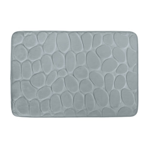 Tapis de bain Microfibre PEBBLE Gris MSV