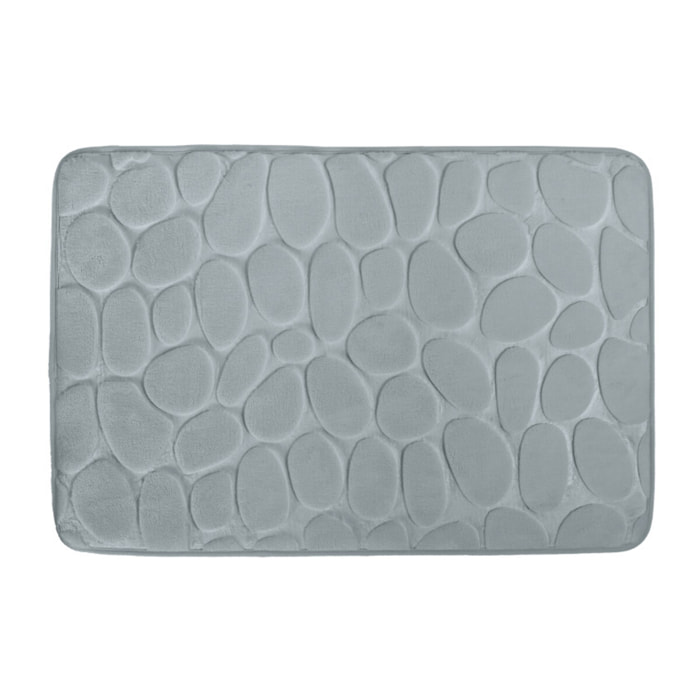 Tapis de bain Microfibre PEBBLE Gris MSV