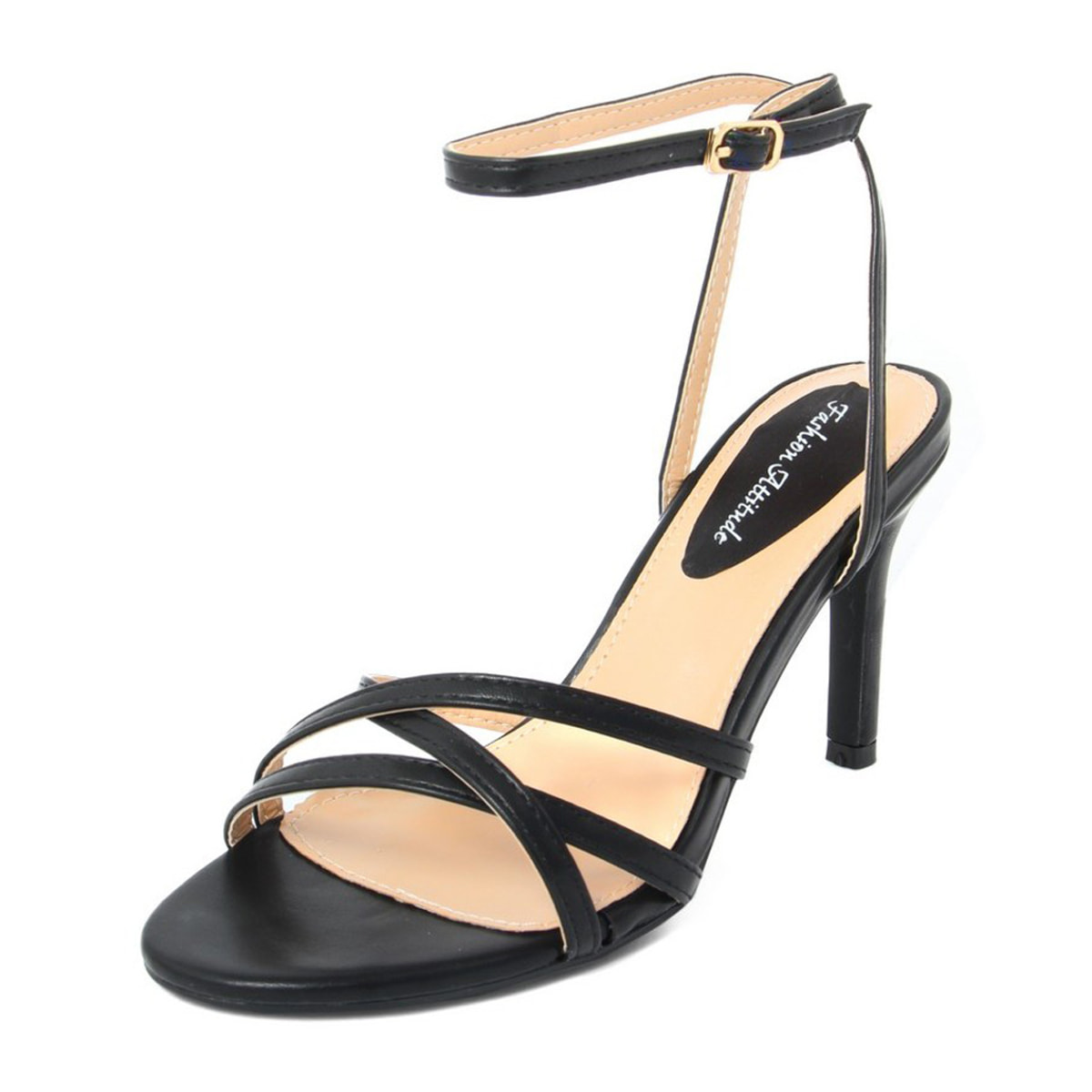 Sandali Donna colore Nero-Altezza tacco:10cm