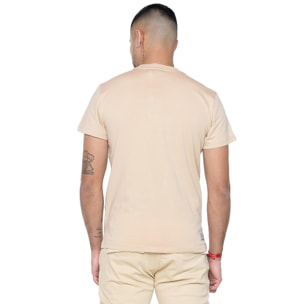 Camiseta de hombre de manga corta con logo tartán "Treatments"