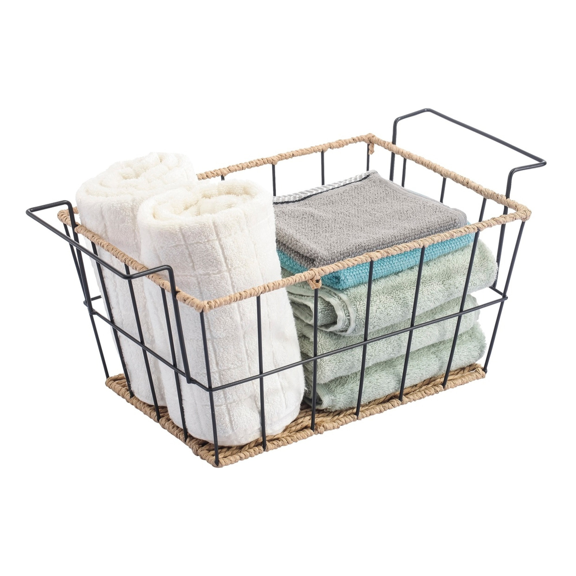 Frutero rectangular de estilo industrial