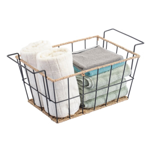 Frutero rectangular de estilo industrial