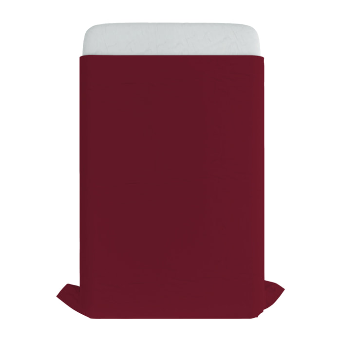 LENZUOLO SOPRA TINTA UNITA MAX COLOR, 100% COTONE - PIAZZA E MEZZA