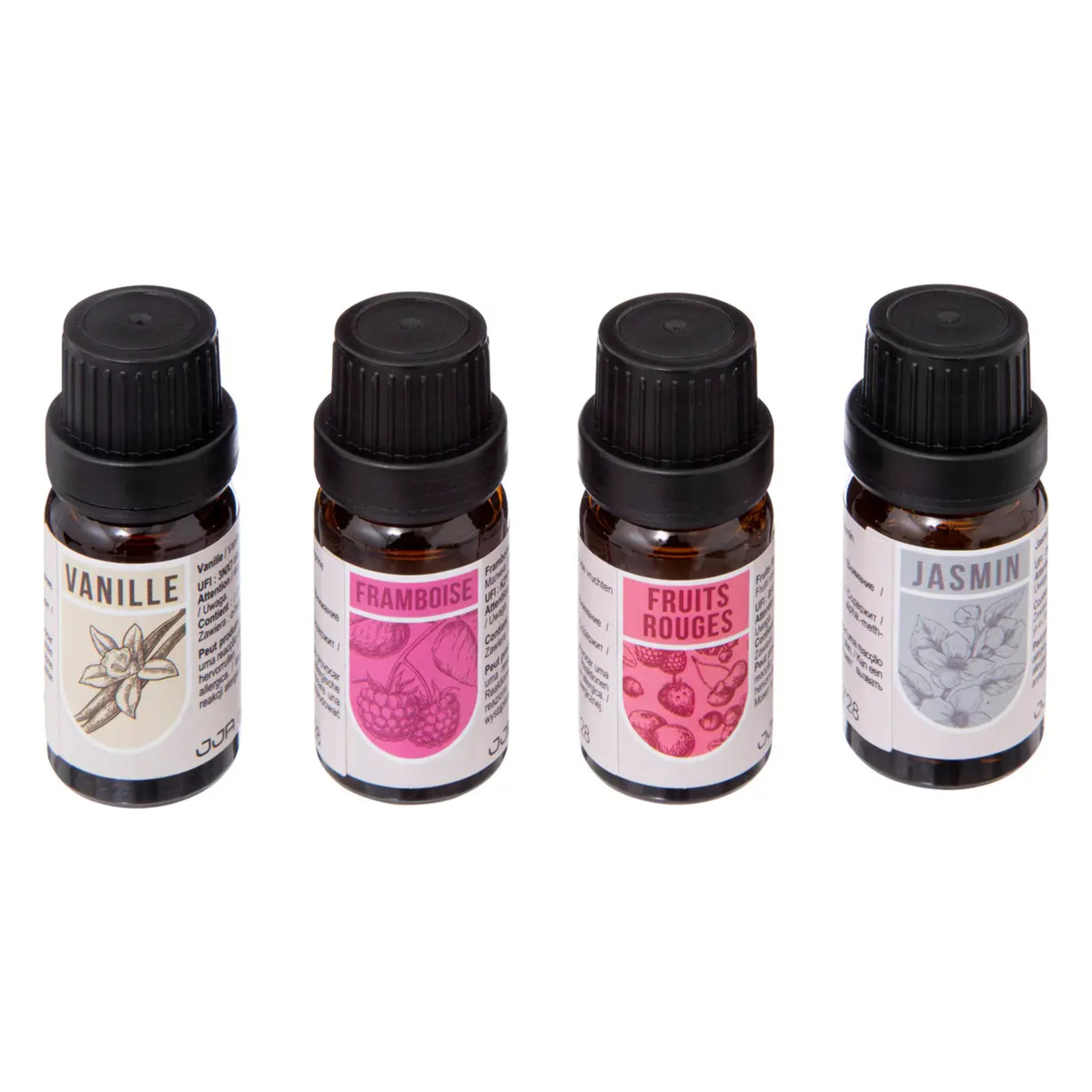 Lot de 4 huiles de fragance 10ml