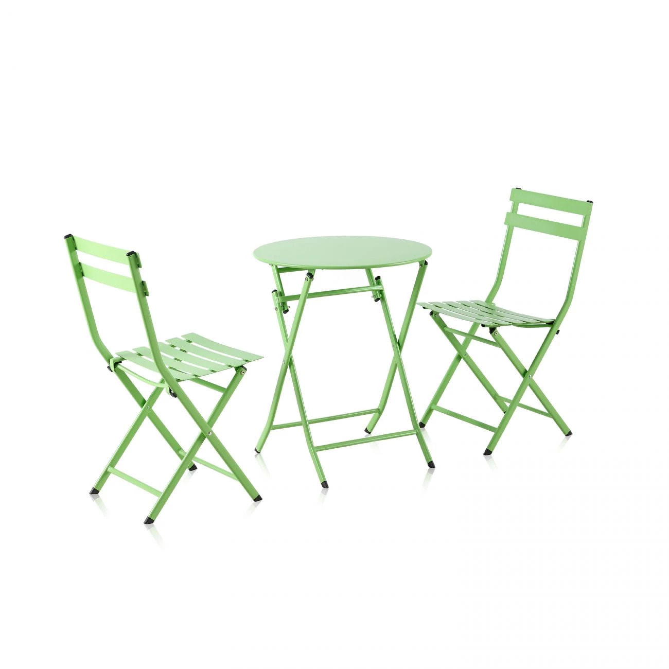 Set de exterior mesa y 2 sillas plegables Gio Pistacho