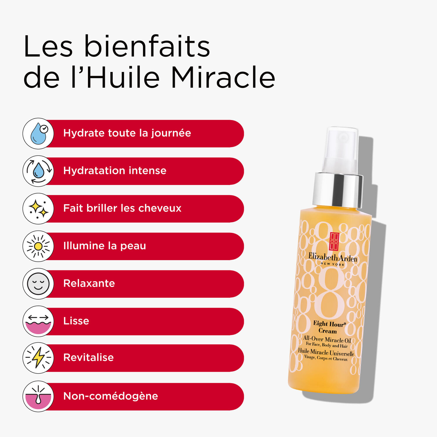 Eight Hour® - Coffret Huile Miracle Universelle 100 ml + 2 Produits