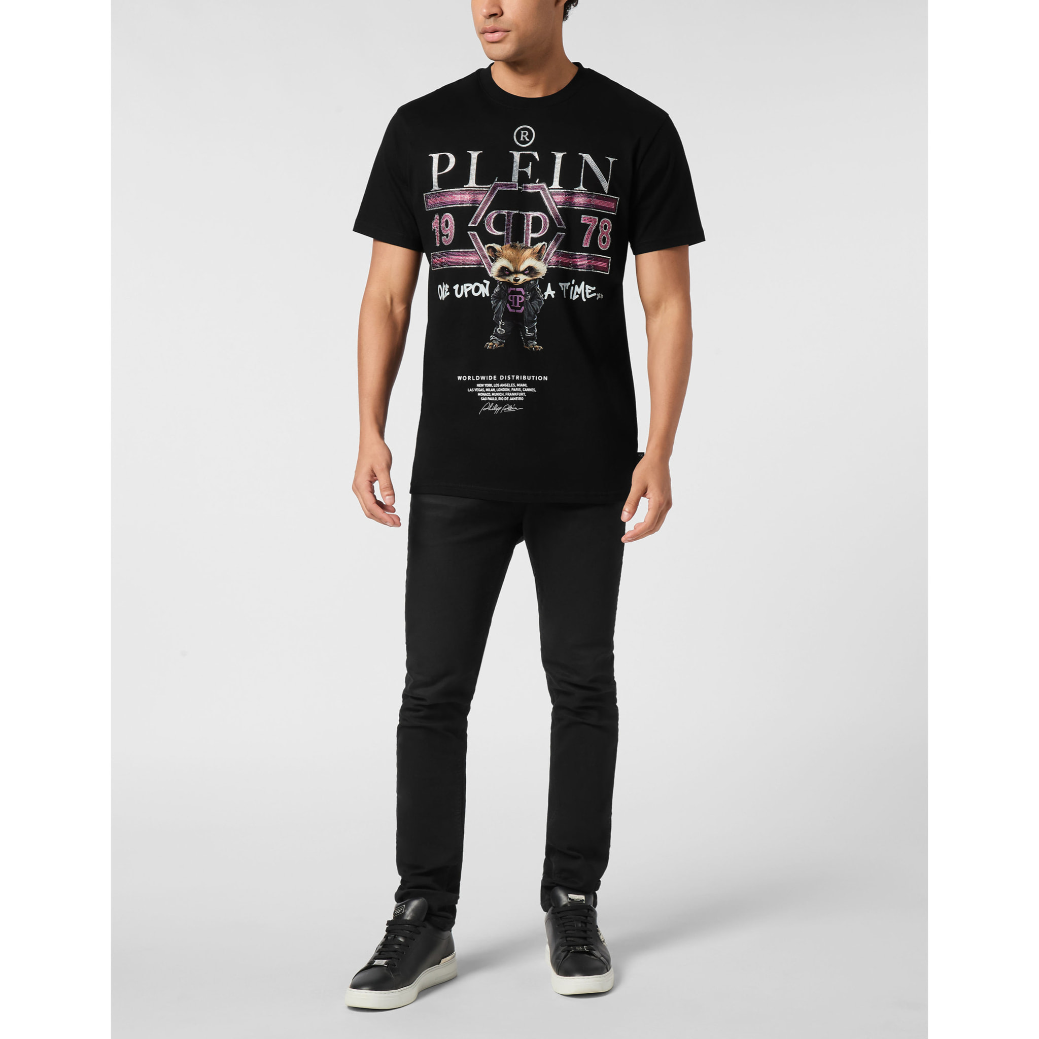 PHILIPP PLEIN Camiseta Cuello Redondo Ss COLLEGE