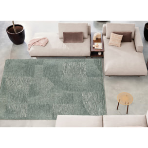 Tappeto Jacquard Ideale Salotto Camera Ingresso Made In Italy Antiscivolo, Lavabile, Morbido Disegno Graffio Grigio By Suardi
