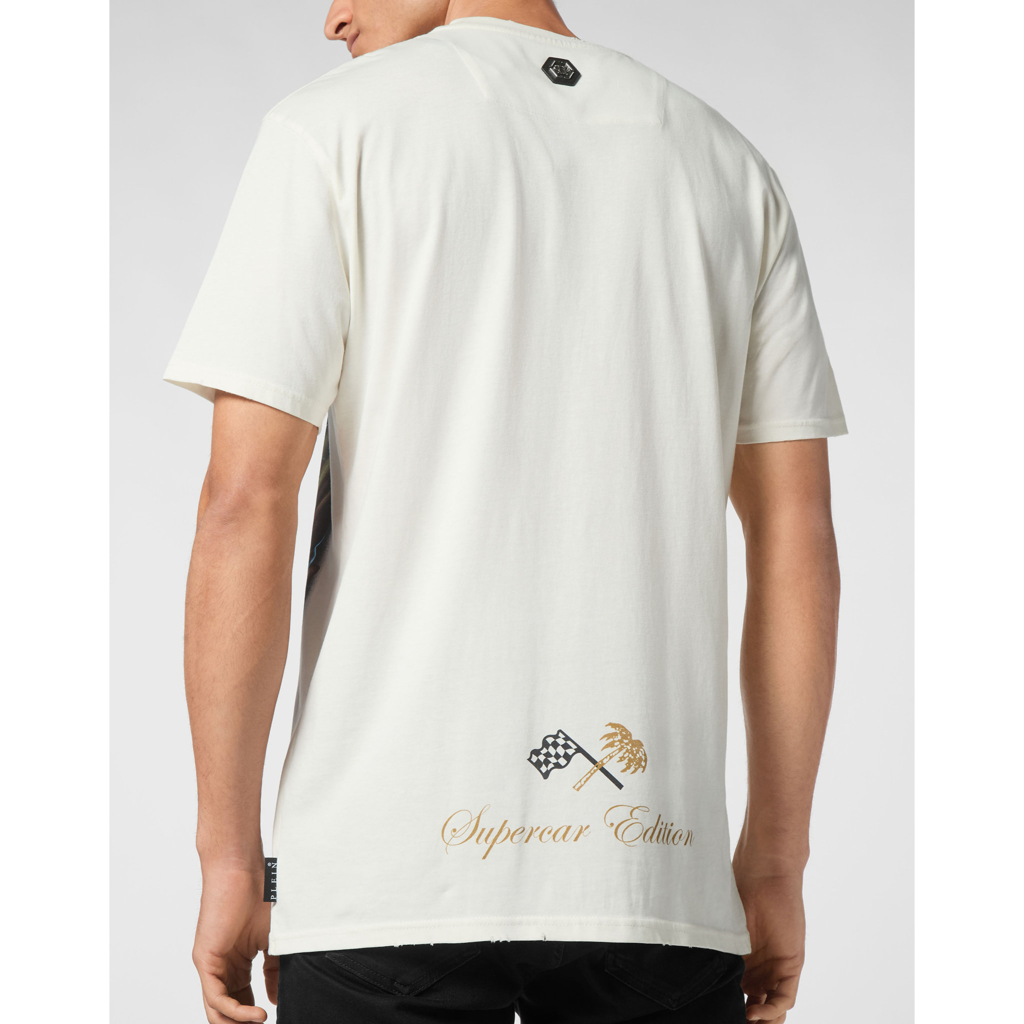 PHILIPP PLEIN T-Shirt Round Neck RACING