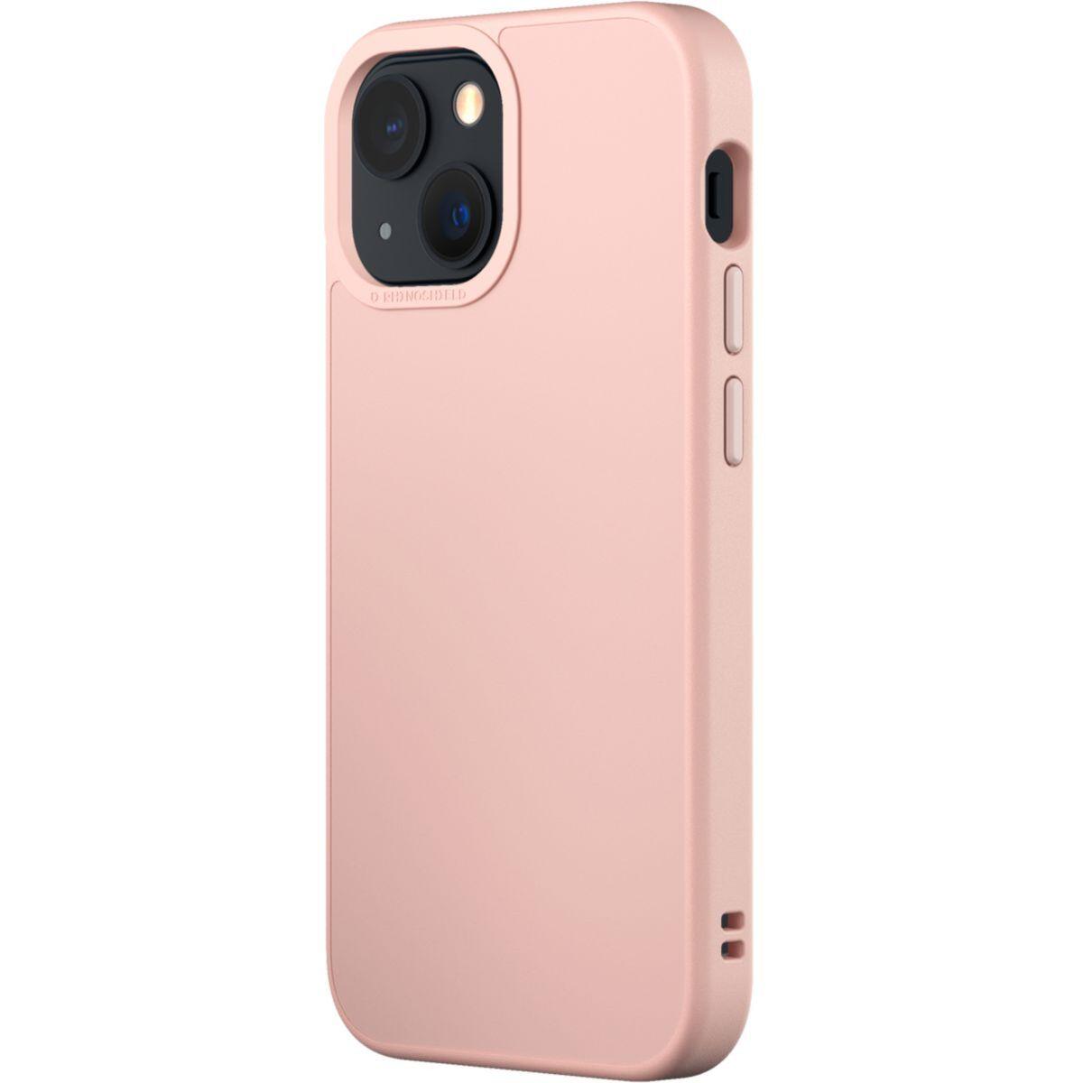 Coque RHINOSHIELD iPhone 13 mini SolidSuit rose