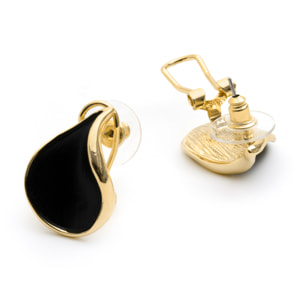 Pendientes Overci acabado oro amarillo 18k