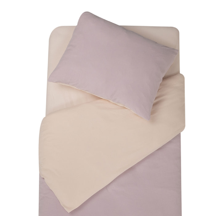 Parure de couette bicolore pour enfant - Violet