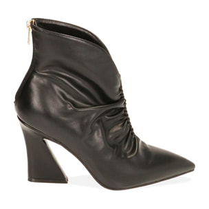 Ankle boots neri, tacco 9 cm