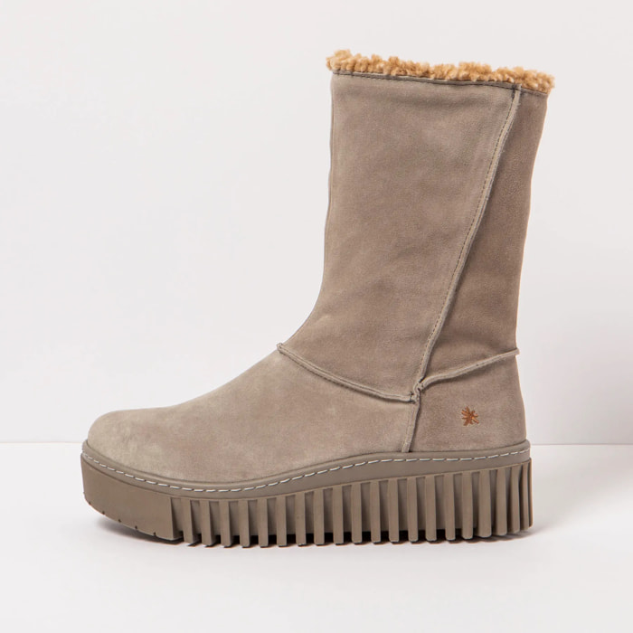 Botines 1511 SILK SUEDE TAUPE/BRIGHTON color Taupe