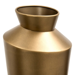 Vase en métal Barrel H.40cm doré