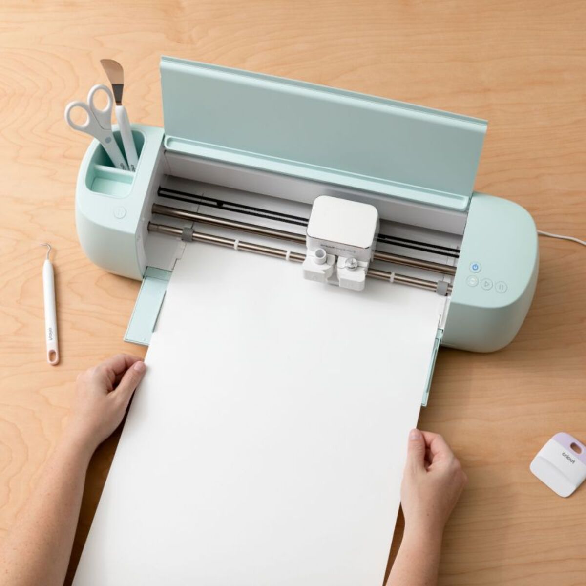 Accessoire CRICUT Papier autocollant dissoluble blanc