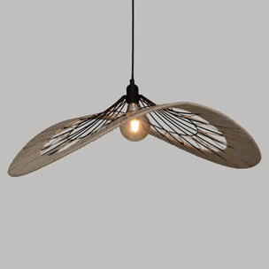 Suspension filaire "Cosy" métal beige D75cm