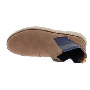 Armata di Mare Scarpe Uomo Stivaletti Chelsea Boots con Soletta Rimovibile in Memory Foam AMU W24L634 Cognac