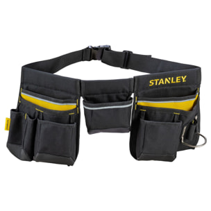 Ceinture porte-outils en Toile 600 x 600 deniers - Nombreuses Poches - Renforcée avec Rivets en métal