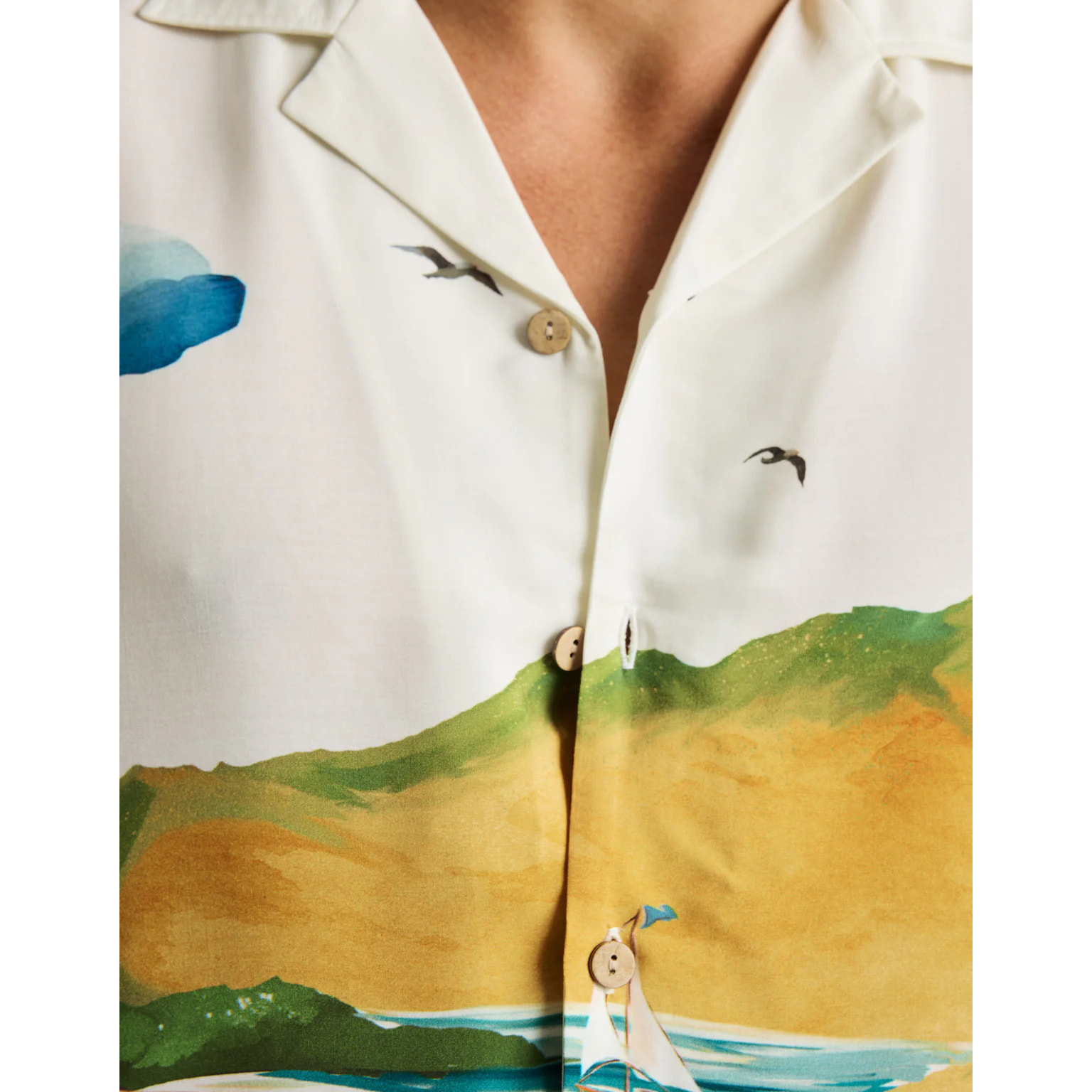 Camisa Manga Corta Blanco - Landscape